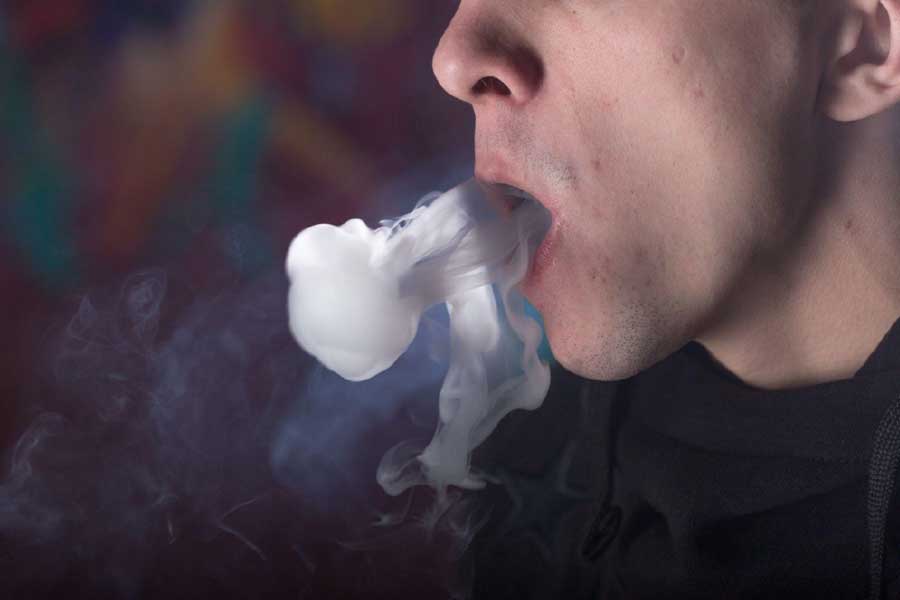 Vapeando chico
