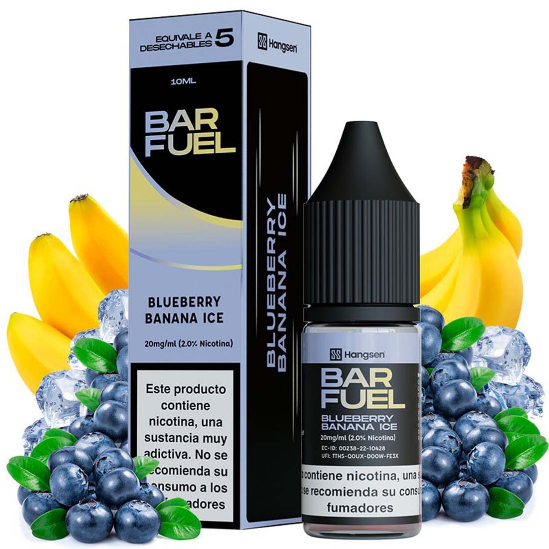 blueberry-banana-ice-10ml-bar-fuel-by-hangsen Sales Blueberry Banana Ice 10ml - Bar Fuel - Imagen 1