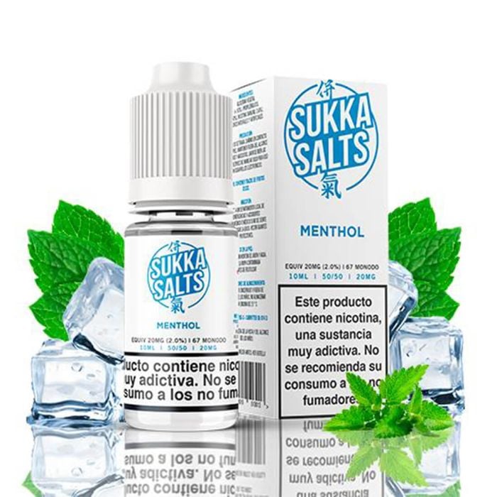 sukka-salts-menthol-10ml Sukka Salts Menthol 10ml, e-líquido para vapear