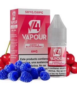 V4 Vapour Cherry Blue Raspberry 10ml, e-líquido para vapear