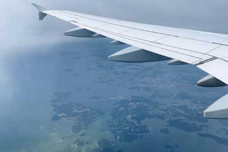 Vapear en avión